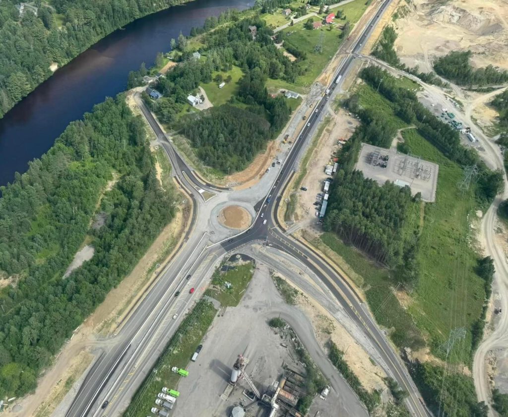 Élargissement de la route 117 : Couillard Construction poursuit les travaux !